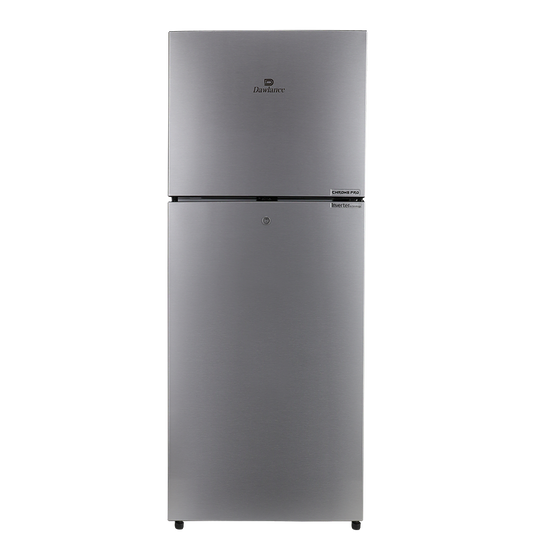 REF 9178LF CHROME PRO HAIRLINE SILVER Double Door Refrigerator