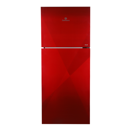 9173 Acce Coral Red Double Door Refrigerator