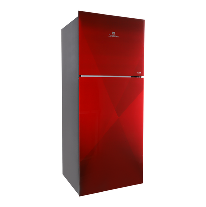 9178 Acce Coral Red Double Door Refrigerator