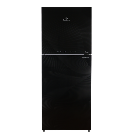 REF 9191 Digital Display+ Gem Black Double Door Refrigerator