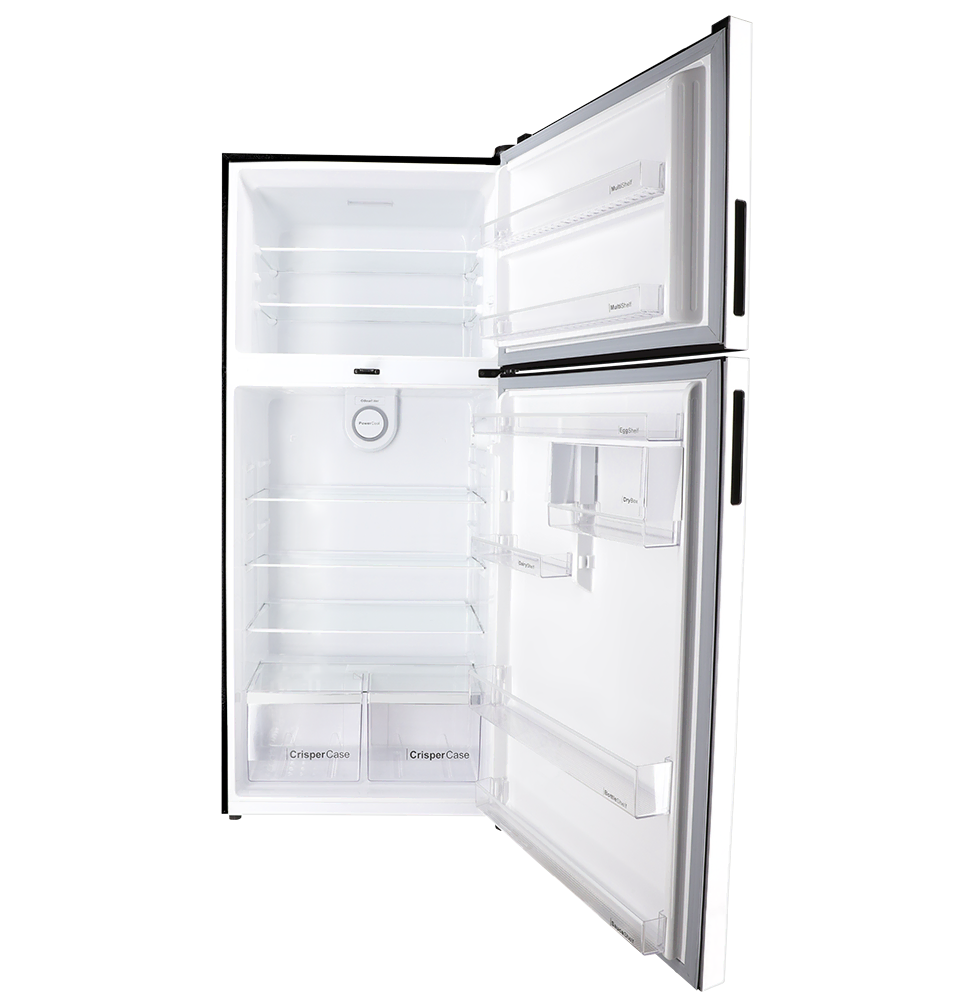 REF 9193LF CHROME PRO HAIRLINE SILVER Double Door Refrigerator