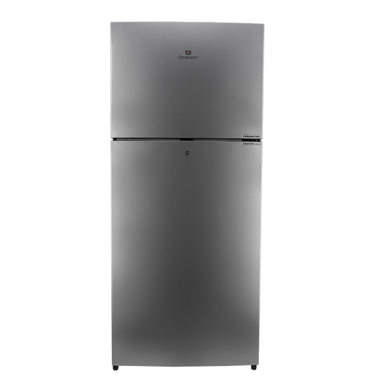 REF 91999 CHROME PRO HAIRLINE SILVER Double Door Refrigerator