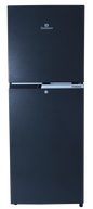 REF 9169WB CHROME HAIRLINE BLACK Double Door Refrigerator