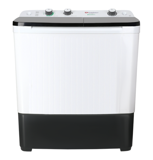 DW 7500 TWIN TUB CLEAR LID (WHITE) Twin Tub Washing Machine