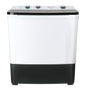 DW 7500 TWIN TUB CLEAR LID (WHITE) Twin Tub Washing Machine