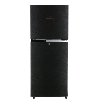 REF 9193LF CHROME HAIRLINE BLACK Double Door Refrigerator