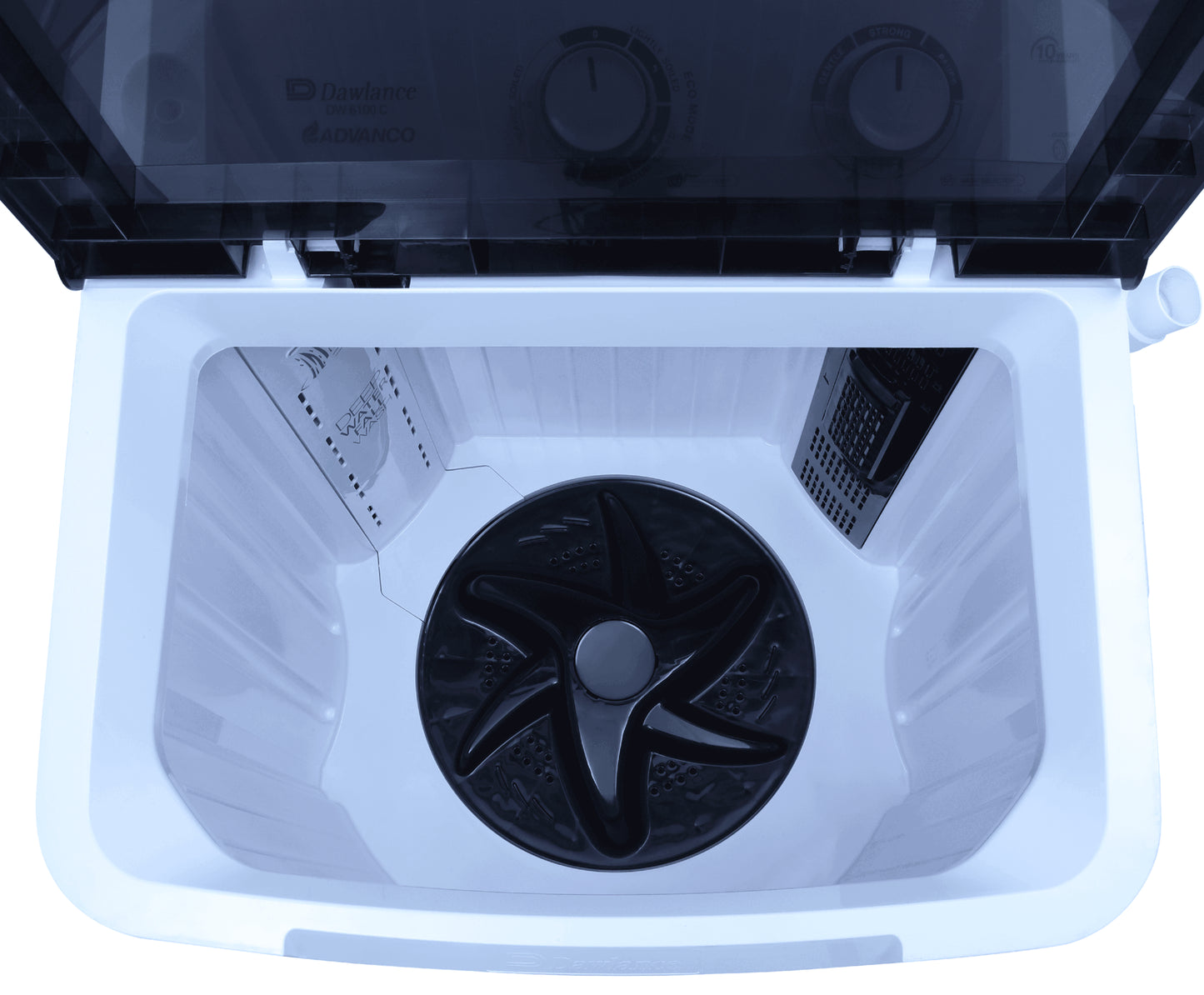 DW 9100 CLEAR LID Single Tub Washer