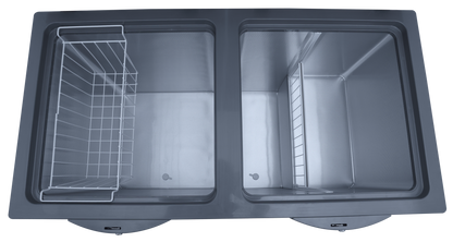 91998 Signature Inverter Grey Twin Door Freezer
